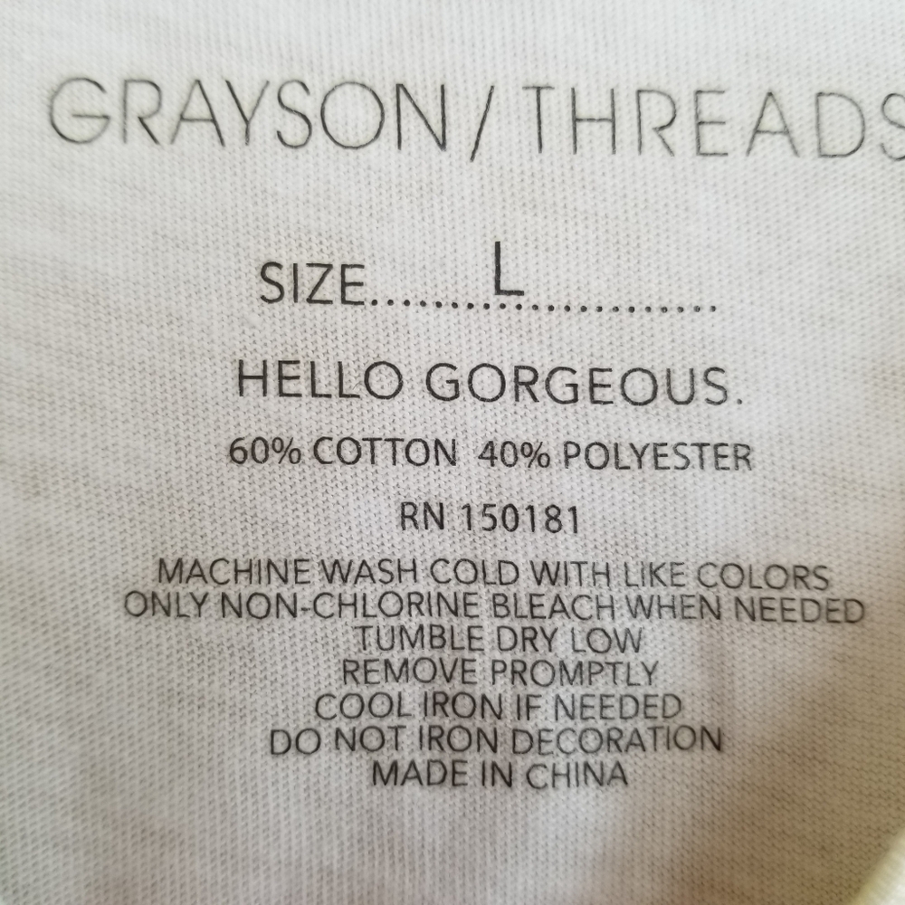 Grayson Threads Salty State Of Mind Tank Top Sleeveless Large NWT - Picture 5 of 5